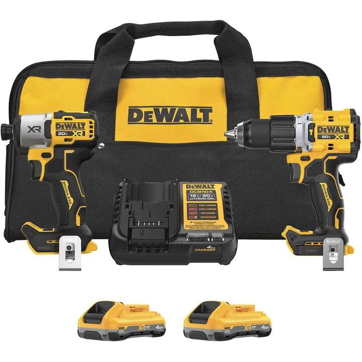 dewalt-20v-max-xr-2-tool-combo-kit-with-powerpack-batteries-dck250qq2 DEWALT 20V MAX XR 2-Tool Combo Kit with POWERPACK Batteries - Image 1