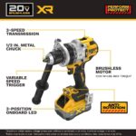 DEWALT 20V MAX XR Brushless Cordless 1/2 Inch Hammer Drill Kit - Image 4