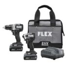 FLEX Hammer Drill with Turbo Mode and Quick Eject Impact Driver Combo Kit - Image 2