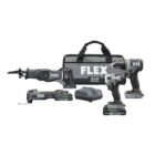 FLEX Reciprocating Saw Oscillating Multi-Tool Drill and Impact Driver Combo Kit - Image 2
