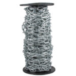 Forney Industries Straight Link Coil Chain, Zinc-Plated, Number 2/0 x 125 Ft.