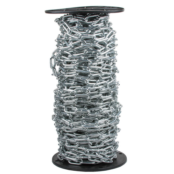 forney-industries-straight-link-coil-chain-zinc-plated-number-20-x-125-ft-70425 Forney Industries Straight Link Coil Chain, Zinc-Plated, Number 2/0 x 125 Ft. - Image 1