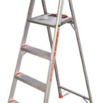 Little Giant Safety Flip-N-Lite Model 6 Aluminum 300 lb Type-1A Step Ladder