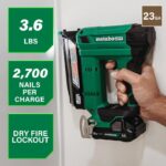 Metabo HPT 18V MultiVolt 23-Gauge Pin Nailer (1x2.0Ah) - Image 2