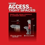 Milwaukee M12 FUEL 1/2inch Right Angle Impact Wrench (Bare Tool) - Image 4