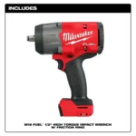 Milwaukee M18 FUEL 1/2 in High Torque Impact Wrench with Friction Ring (Bare Tool) - Image 4