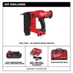 Milwaukee M18 FUEL 18 Gauge Brad Nailer Kit - Image 2