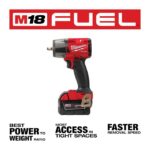 Milwaukee M18 FUEL 3/8inch Mid Torque Impact Wrench with Friction Ring Kit - Image 3