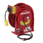 Reelcraft 45 Ft. Single Receptacle Spring Retractable Power Cord Reel Steel