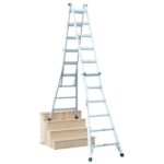 Werner 26-ft Aluminum 300-lb Telescoping Type IA Multi-Position Ladder - Image 6