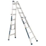 Werner 375 Lbs 22 Ft. Reach Height Aluminum Multi-Position Ladder - Image 4