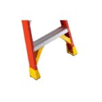 Werner 6-ft Fiberglass 300-lb Type IA Twin-Step Ladder - Image 2