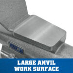 Wilton Mechanics Pro Vise 10 Jaw Width 12in Jaw Opening 360 Swivel Base - Image 4