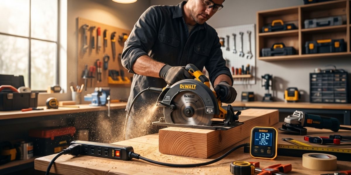how many amps does a typical power tool use