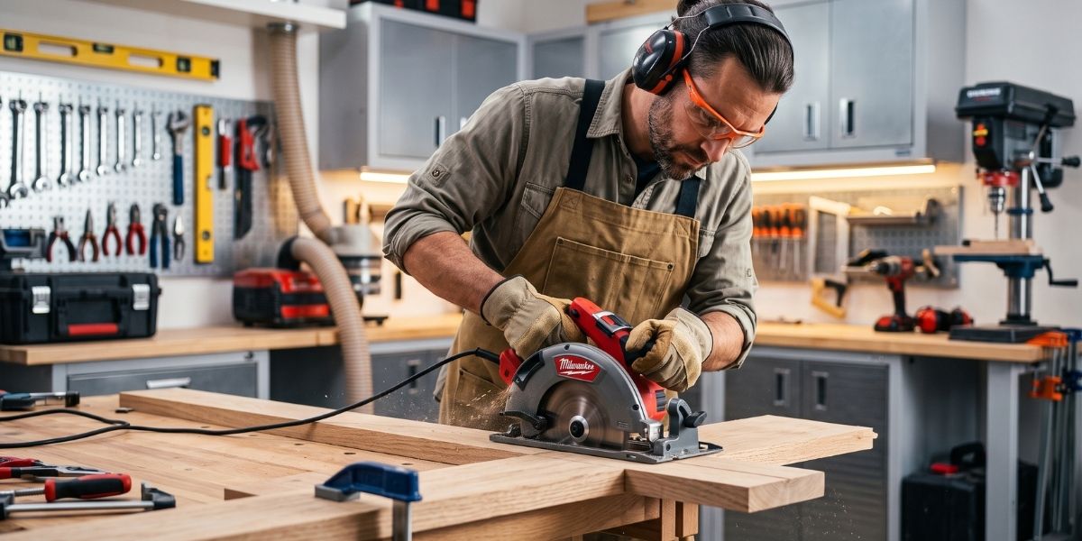 what is never to be engaged when using power tools